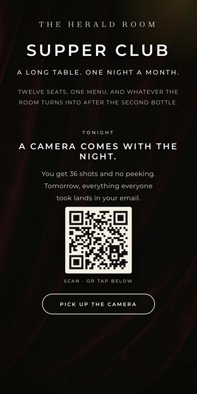 The event page